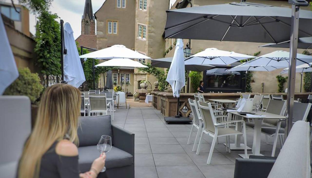 Hotel Restaurant L'Orchidee Ensisheim Dış mekan fotoğraf